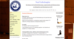 Desktop Screenshot of neef-gabelstapler.de
